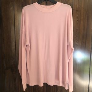 VS pink waffle long sleeve